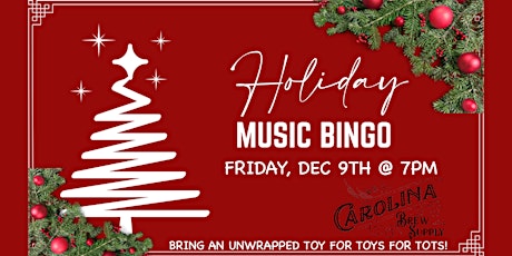 Holiday Music Bingo