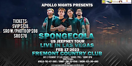 SPONGECOLA : US JEEPNEY TOUR Live in LAS VEGAS