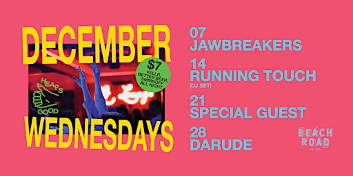 December Wednesdays at Beach Road | Free Drink Sign-Up