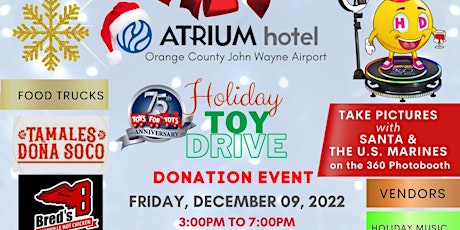 ATRIUM Hotel | Toys for Tots Holiday TOY DRIVE Donation Event