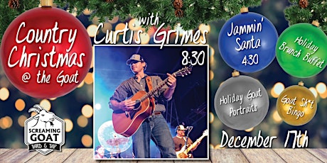 Country Christmas @ the Goat w/ Curtis Grimes