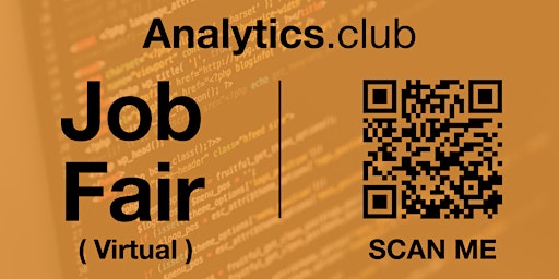 Imagem principal de #AnalyticsClub Virtual Job Fair / Career Expo Event #Boston
