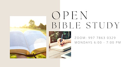 Open Bible Study