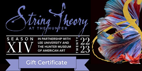 String Theory Season 14 Gift Certificate primary image