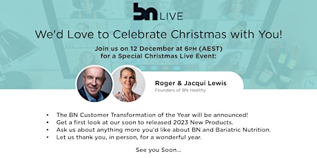 We'd Love to Celebrate Christmas with You!