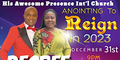 Image principale de Anointing to Reign in 2023