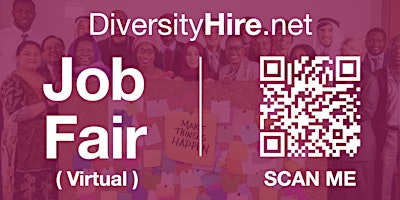 #DiversityHire Virtual Job Fair / Career Expo Event #Online primary image