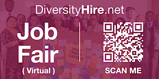 Image principale de #DiversityHire Virtual Job Fair / Career Expo Event #Boston #BOS