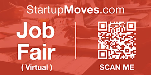 Imagen principal de #StartupMoves Virtual Job Fair / Career Expo Event #Boston #Bos