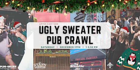 Upper East Side Ugly Sweater Pub Crawl
