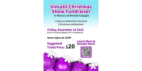 Vincelli Christmas Show Fundraiser