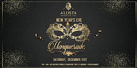 Alosta Brewing Co. NYE Masquerade Party