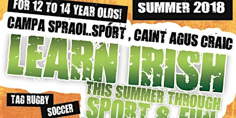 Irish Sports & Fun Summer Camp "Campa Spraoi 2018" primary image