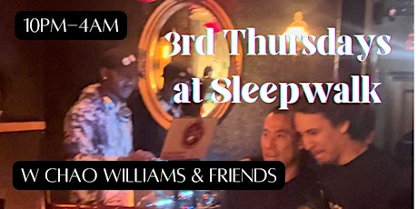 3rd Thursdays with Billy Cheesesteak & Friends at Sleepwalk