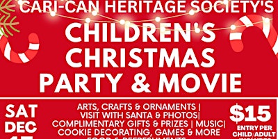CCHS Children's Christmas Party and Movie Night