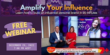 Amplify Your Influence – Build an influential personal brand in 90 minutes