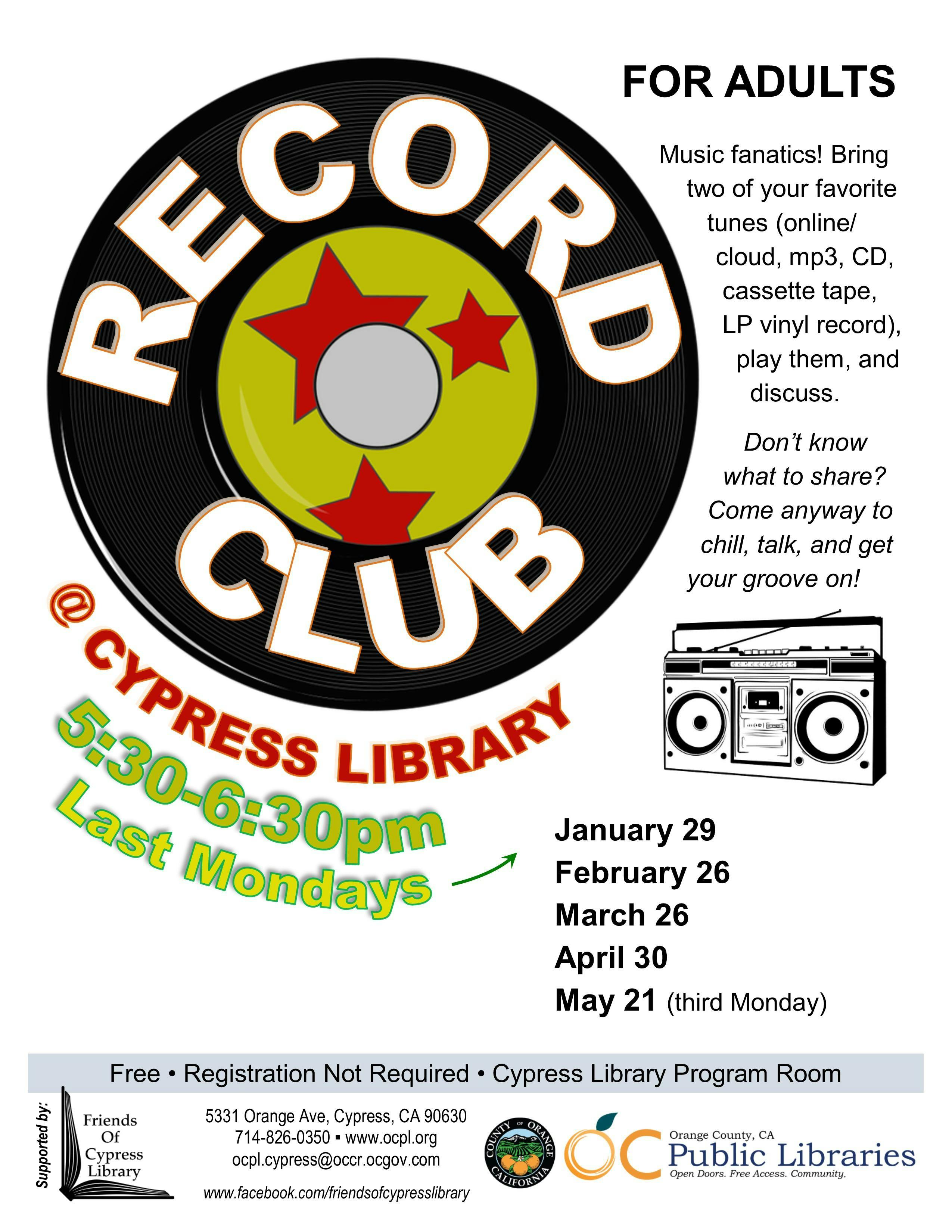 Cypress Library Record Club