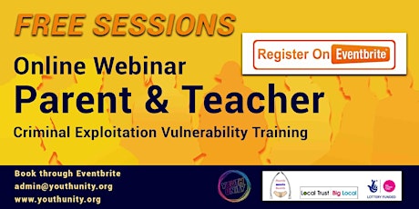 Parent & Teacher Criminal Exploitation Vulnerability Training