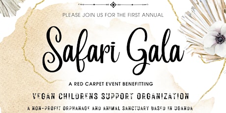 Safari Gala Benefitting Orphanage & Animal Sanctuary in Uganda