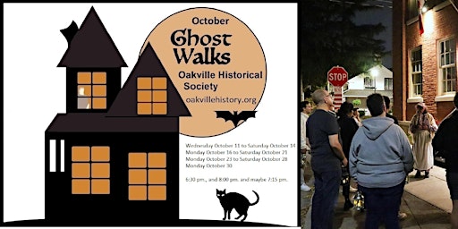 Ghost Walks 2023, a great way to Celebrate Halloween with family & friends.