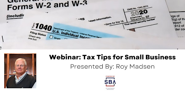 Webinar: Tax Tips for Small Business