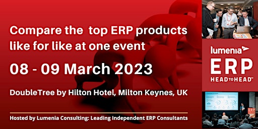 ERP HEADtoHEAD™ Event 2023 - Compare the leading ERP solutions