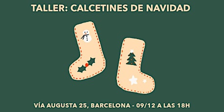 Hauptbild für TALLER EN BARCELONA: Calcetines de Navidad