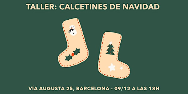 TALLER EN BARCELONA: Calcetines de Navidad