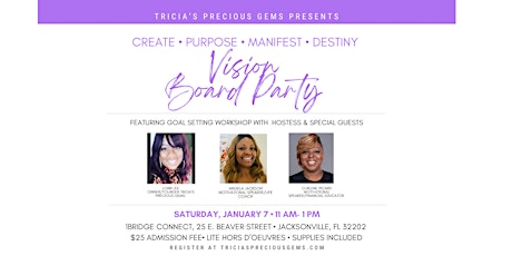 Create Purpose Manifest Destiny Vision Board Party