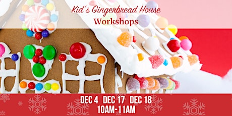 Kid's Gingerbread House Decorating Workshop @ Lyman Orchards