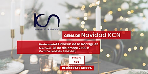 KCN Cena de Navidad 2022 - 28 de diciembre