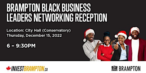 City of Brampton, Black Business Leaders Network Reception