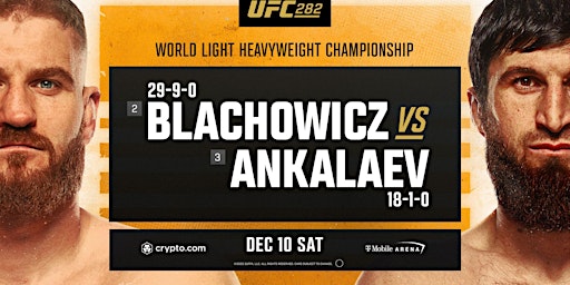 UFC 282: BŁACHOWICZ VS. ANKALAEV