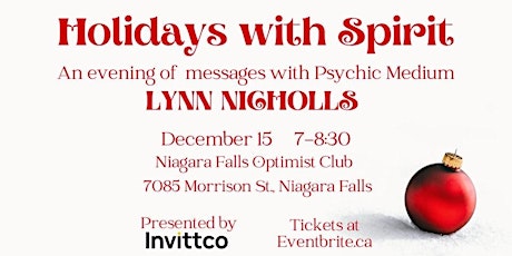 Holidays w/ Spirit! An Evening with Lynn Nicholls