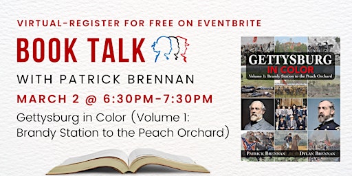 Image principale de Book Talk with Patrick Brennan