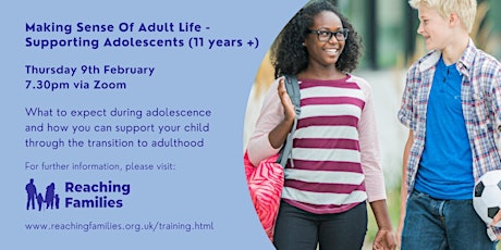 Making Sense of Adult Life - Supporting Adolescents (11 years +)