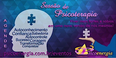 Imagem principal do evento Psicoterapia - PACOTE MENSAL DE SESSÕES PSICOENERGIA