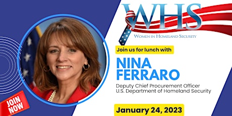 Imagem principal de January Luncheon with Nina Ferraro, Deputy Chief Procurement Officer at DHS