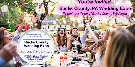 Bucks County Region Wedding Expo featuring a Taste of Bucks County Weddings