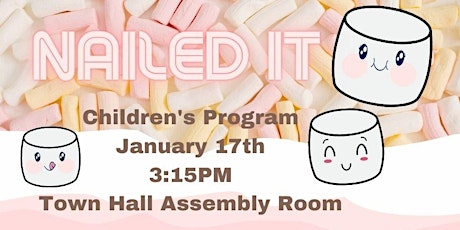 "Nailed It!": Marshmallow Pops (Children's Program)