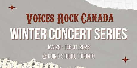 VOICES ROCK KIDS - Winter Concert