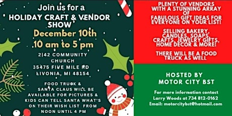 Motorcity BST Holiday craft show