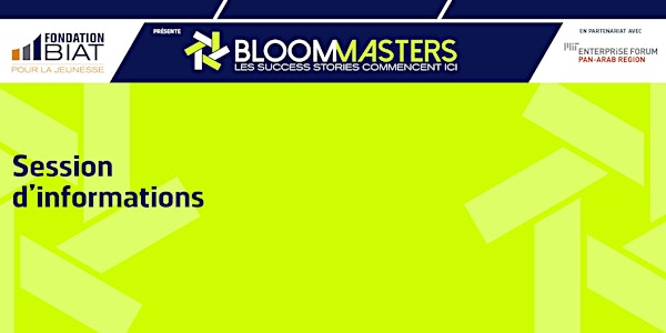 Info Session 2éme édition de Bloommasters (LINGARE SIDI BOUZID )