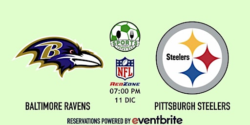 Baltimore Ravens @ Pittsburgh Steelers - NFL Madrid Tapas Bar