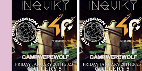Inquiry / Weekend Plans / The Concussion Theory / CampWereWolf