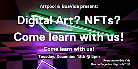 Digital Art? NFTs? Come learn with us.