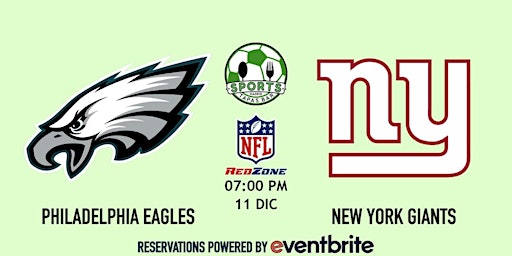 Philadelphia Eagles @ New York Giants - NFL Madrid Tapas Bar