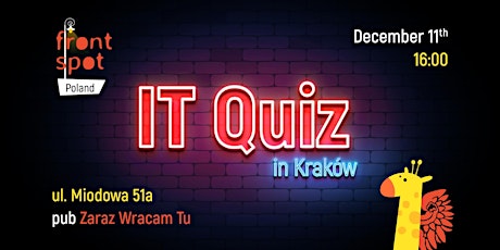 FrontSpot IT Quiz | Kraków