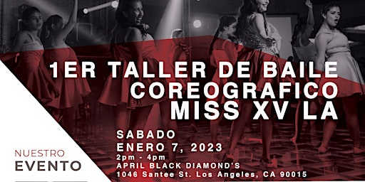 Taller de baile coreográfico Miss XV LA