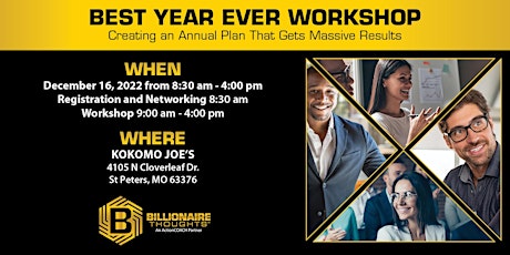 Best Year Ever Workshop Creating An Annual Plan That Gets Massive Results!
